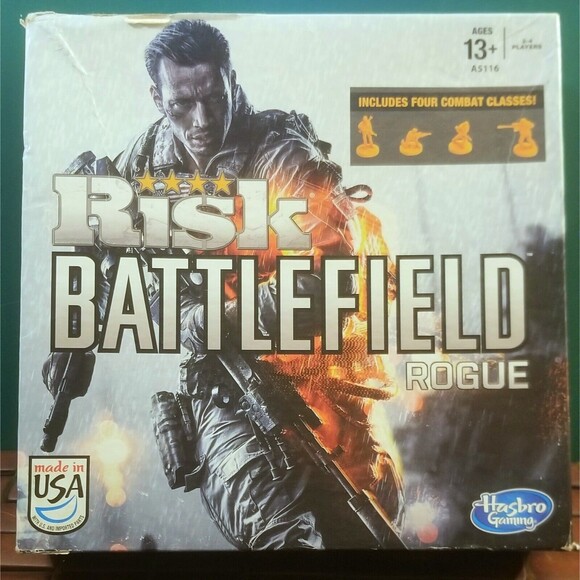RISK: Battlefield Rogue 2013 Hasbro Strategy Board Game Complete - Picture 1 of 5
